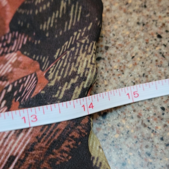 Ronny Kobo Daniela Chiffon Gown in Victorian Floral, Sz L - Picture 14 of 15